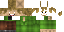 Minecraft skin texture, 64x32 legacy pixels