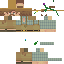 Minecraft skin texture, 64x64 pixels