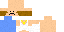 Minecraft skin texture, 64x32 legacy pixels