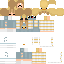 Minecraft skin texture, 64x64 pixels