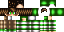Minecraft skin texture, 64x32 legacy pixels