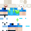 Minecraft skin texture, 64x64 pixels
