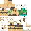 Minecraft skin texture, 64x64 pixels