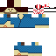 Minecraft skin texture, 64x64 pixels