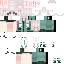 Minecraft skin texture, 64x64 pixels