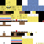 Minecraft skin texture, 64x64 pixels