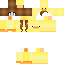 Minecraft skin texture, 64x64 pixels