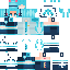 Minecraft skin texture, 64x64 pixels