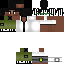 Minecraft skin texture, 64x64 pixels