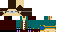 Minecraft skin texture, 64x32 legacy pixels