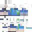 Minecraft skin texture, 64x64 pixels
