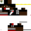 Minecraft skin texture, 64x64 pixels