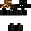 Minecraft skin texture, 64x64 pixels