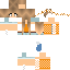 Minecraft skin texture, 64x64 pixels
