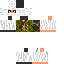 Minecraft skin texture, 64x64 pixels