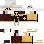 Minecraft skin texture, 64x64 pixels