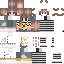 Minecraft skin texture, 64x64 pixels