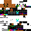 Minecraft skin texture, 64x64 pixels