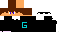 Minecraft skin texture, 64x32 legacy pixels