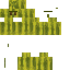Yellow Minecraft skin texture, 64x64 pixels