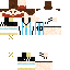 Minecraft skin texture, 64x64 pixels