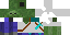 Minecraft skin texture, 64x32 legacy pixels