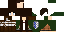 Minecraft skin texture, 64x32 legacy pixels