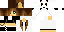 Minecraft skin texture, 64x32 legacy pixels
