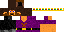 Minecraft skin texture, 64x32 legacy pixels