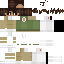 Minecraft skin texture, 64x64 pixels