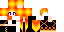 Minecraft skin texture, 64x32 legacy pixels