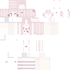 Red pink Minecraft skin texture, 64x64 pixels