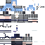 Minecraft skin texture, 64x64 pixels
