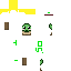 Minecraft skin texture, 64x64 pixels