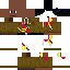Minecraft skin texture, 64x64 pixels
