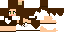 Minecraft skin texture, 64x32 legacy pixels