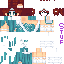 Minecraft skin texture, 64x64 pixels