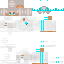Minecraft skin texture, 64x64 pixels