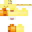 Minecraft skin texture, 64x64 pixels