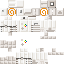 Minecraft skin texture, 64x64 pixels