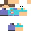 Minecraft skin texture, 64x64 pixels