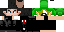 Minecraft skin texture, 64x32 legacy pixels