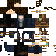Minecraft skin texture, 64x64 pixels