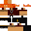 Minecraft skin texture, 64x64 pixels