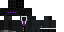 Minecraft skin texture, 64x32 legacy pixels