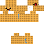 Minecraft skin texture, 64x64 pixels