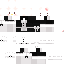 Minecraft skin texture, 64x64 pixels