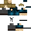 Minecraft skin texture, 64x64 pixels