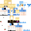 Minecraft skin texture, 64x64 pixels
