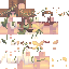 Minecraft skin texture, 64x64 pixels